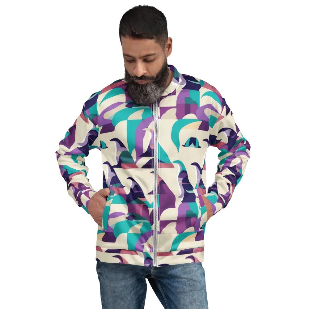 Violet Vogue on Bomber Jacket — Front