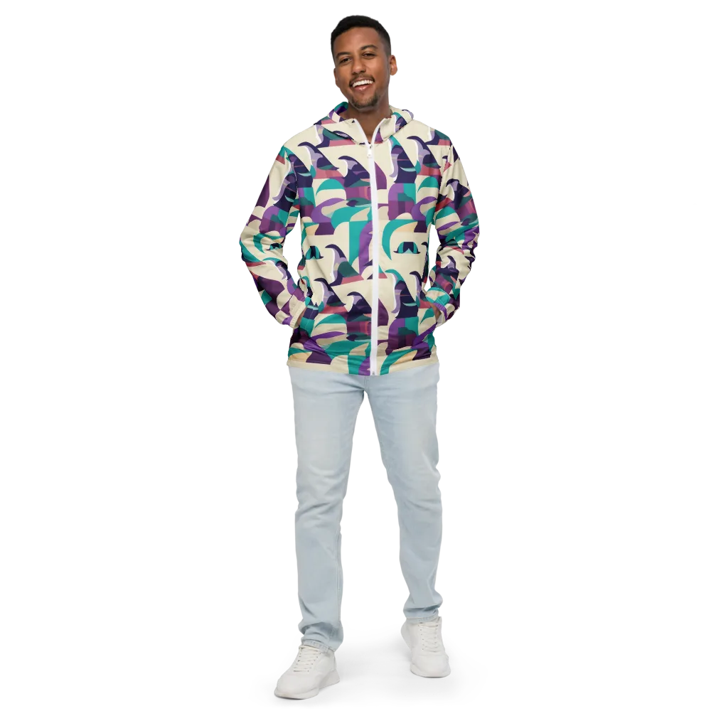 Violet Vogue on Men's Windbreaker — Front
