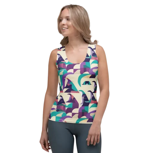Violet Vogue on a Women's Tank Top