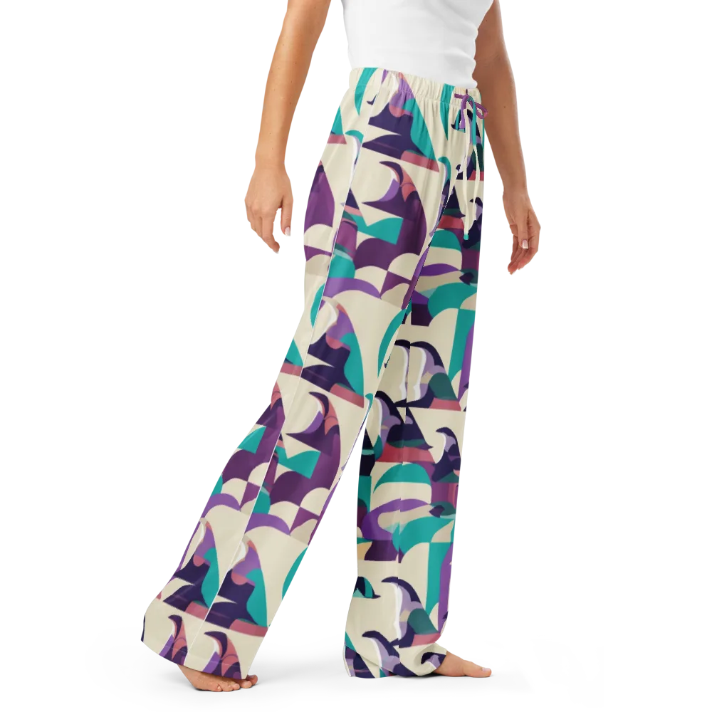 Violet Vogue on Women's Pajama Pants — Right Front
