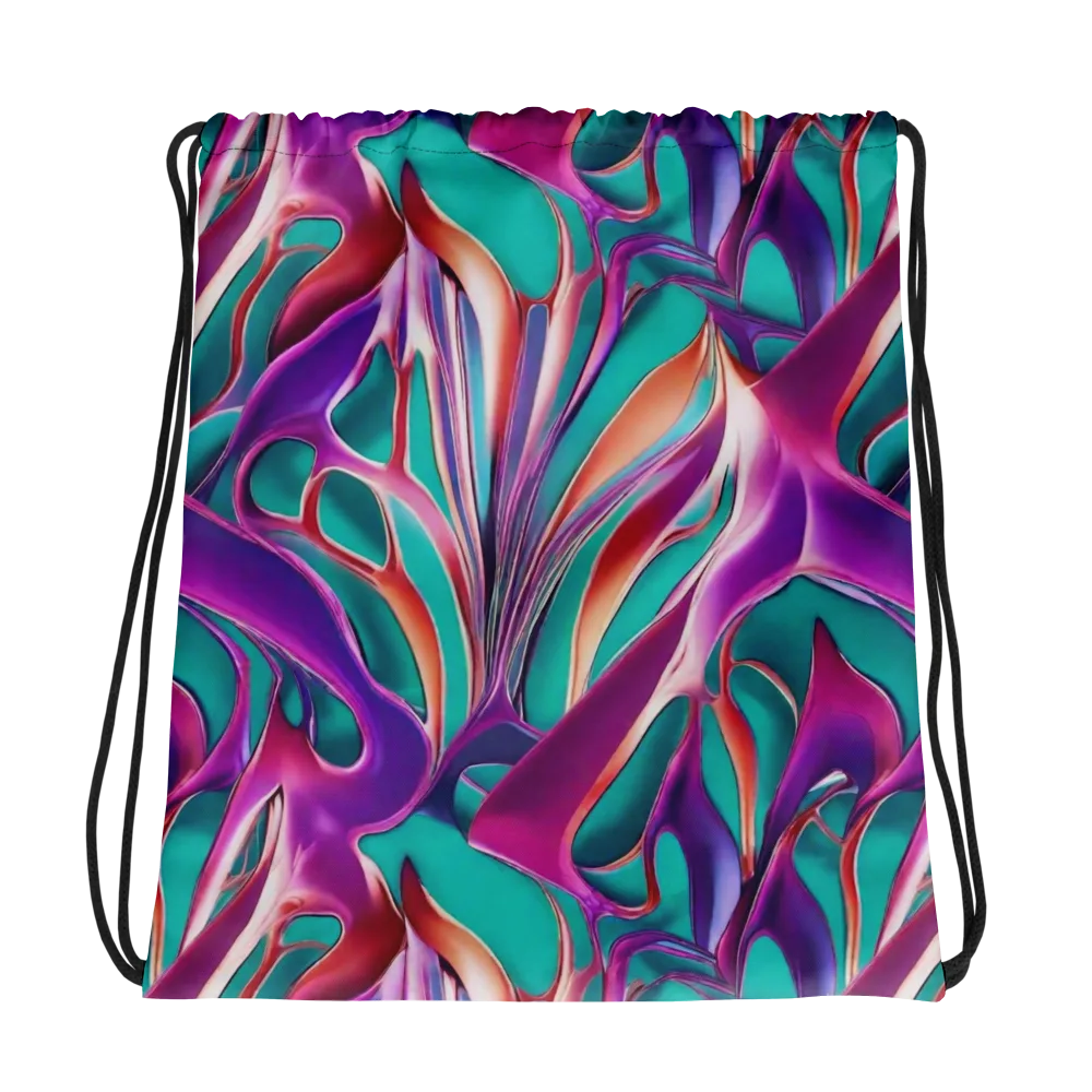 Prism Leaf on Drawstring Bag — Photo