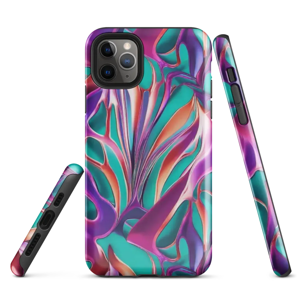 Prism Leaf on Tough Case for iPhone® — Front
