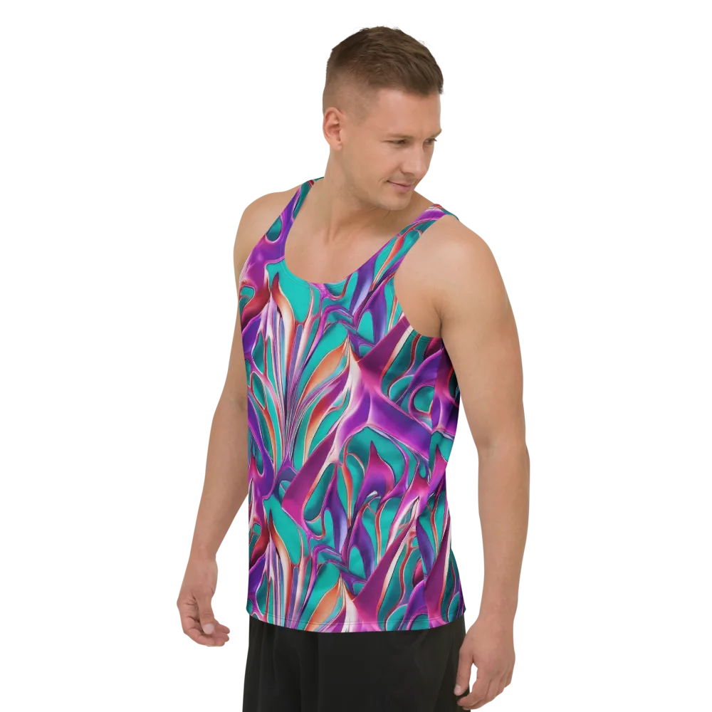 Prism Leaf on Men's Tank Top — Left Front