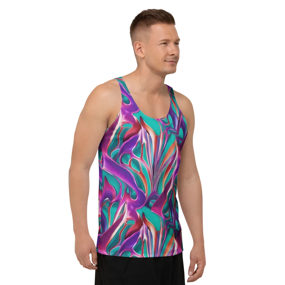Prism Leaf on Men's Tank Top — Right Front