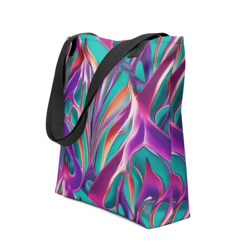 Prism Leaf on a Tote Bag