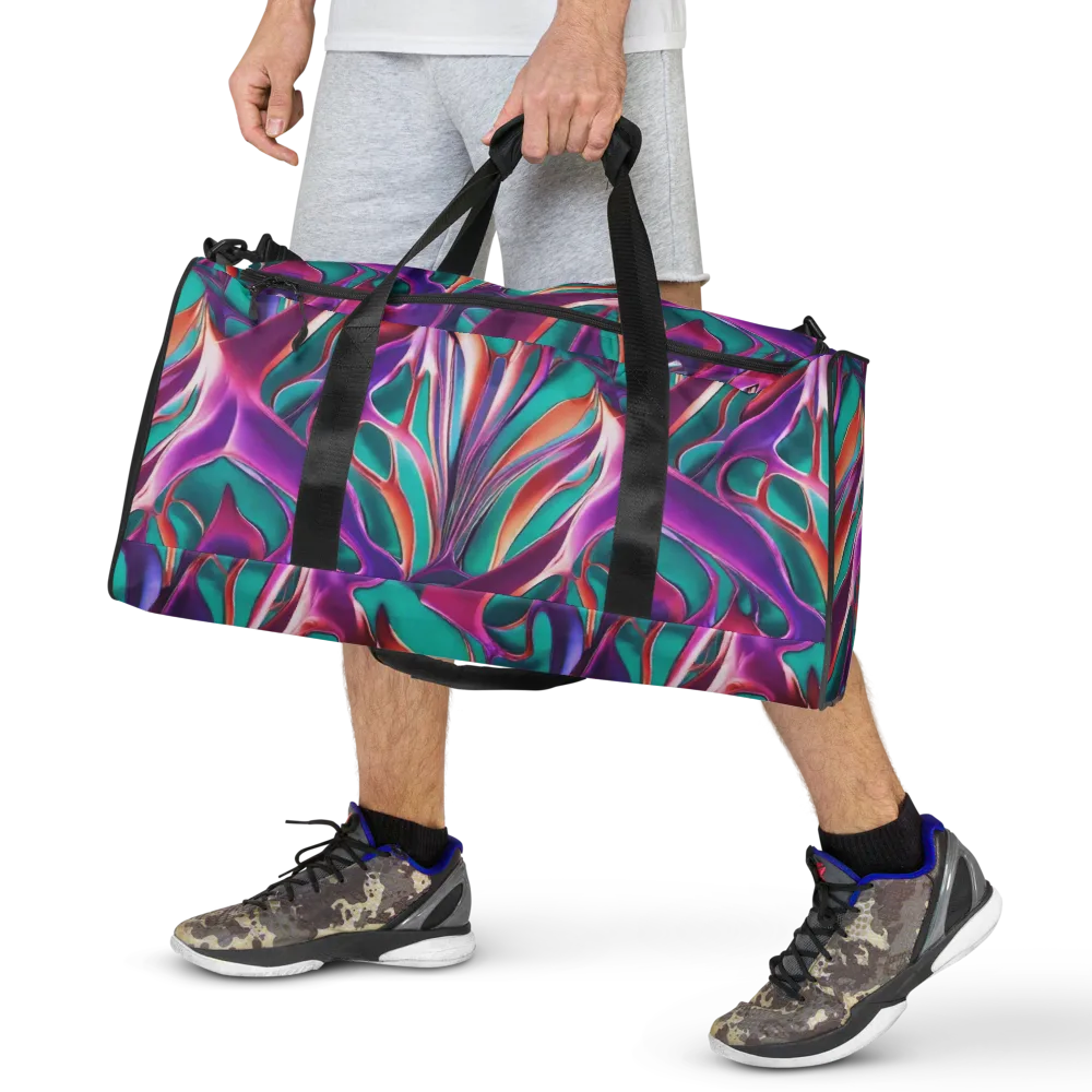 Prism Leaf on Duffle Bag — Front