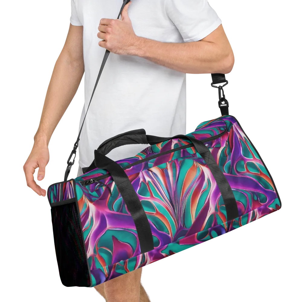 Prism Leaf on Duffle Bag — Right Front