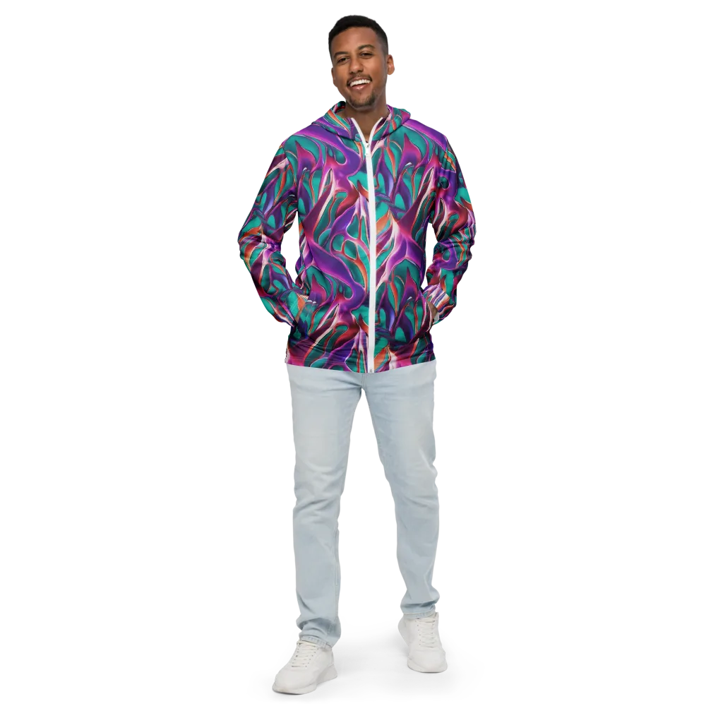 Prism Leaf on Men's Windbreaker — Front