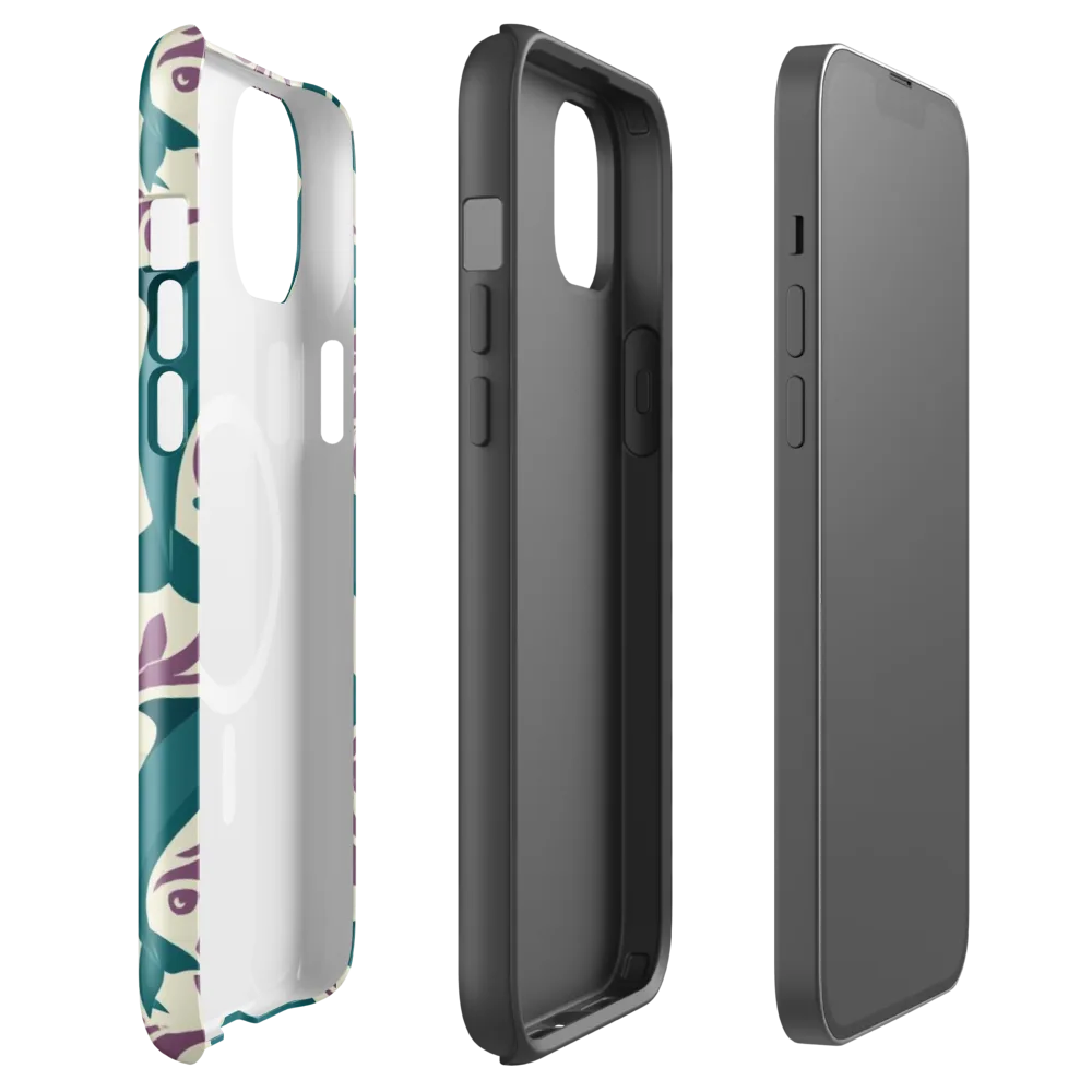 Tidal Flourish on MagSafe Tough Case for iPhone® — Front