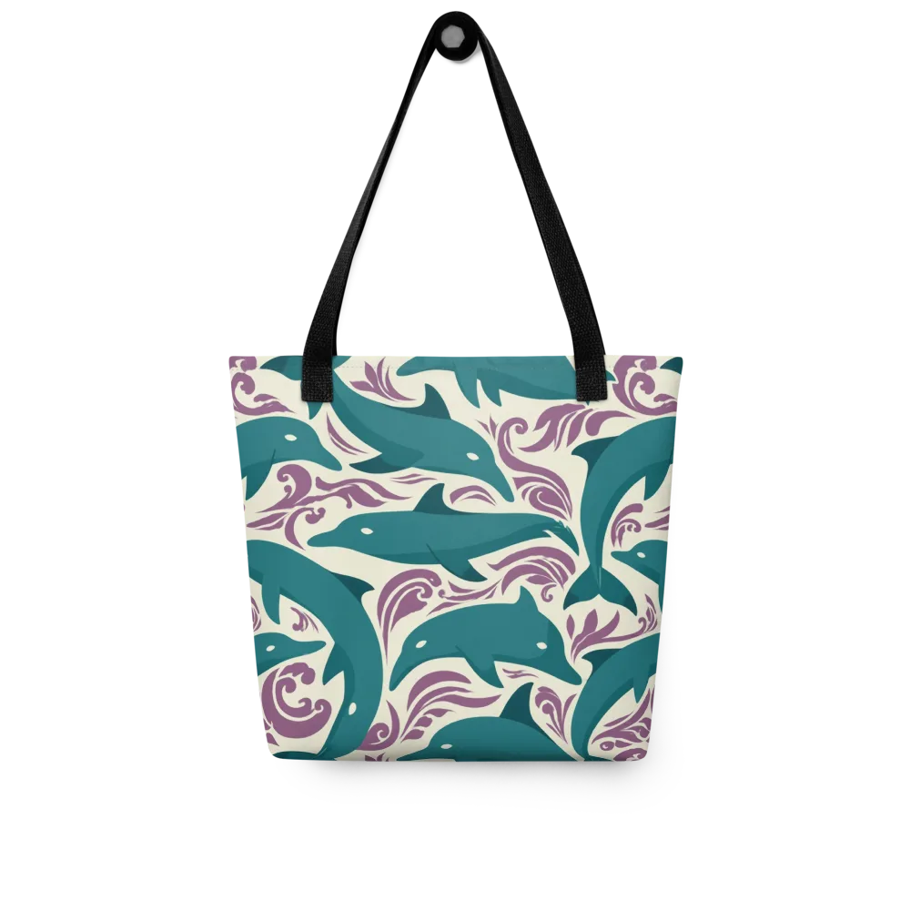 Tidal Flourish on Tote Bag — Front