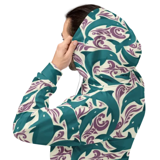 Tidal Flourish on Hoodie