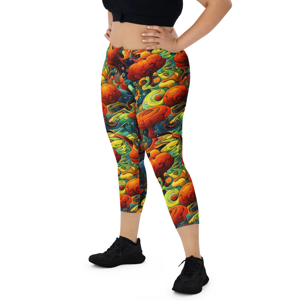 Duncanson Dream on Capri Leggings — Front