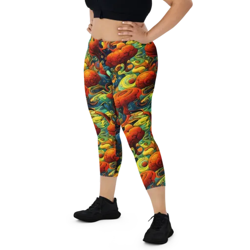 Duncanson Dream on a Capri Leggings