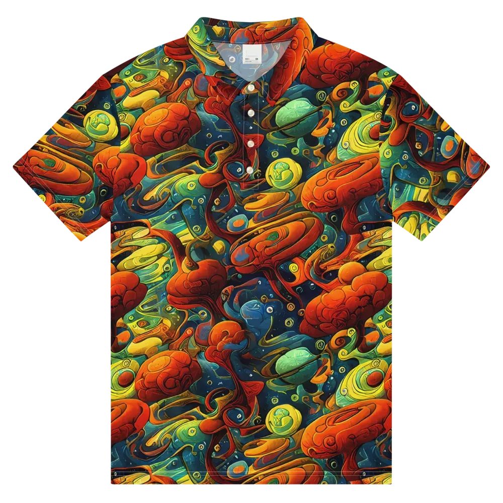 Duncanson Dream on Men's Slim Fit Polo Shirt — Front