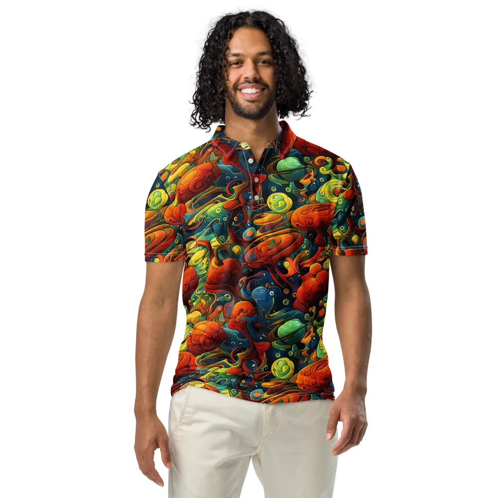 Duncanson Dream on Men's Slim Fit Polo Shirt — Front