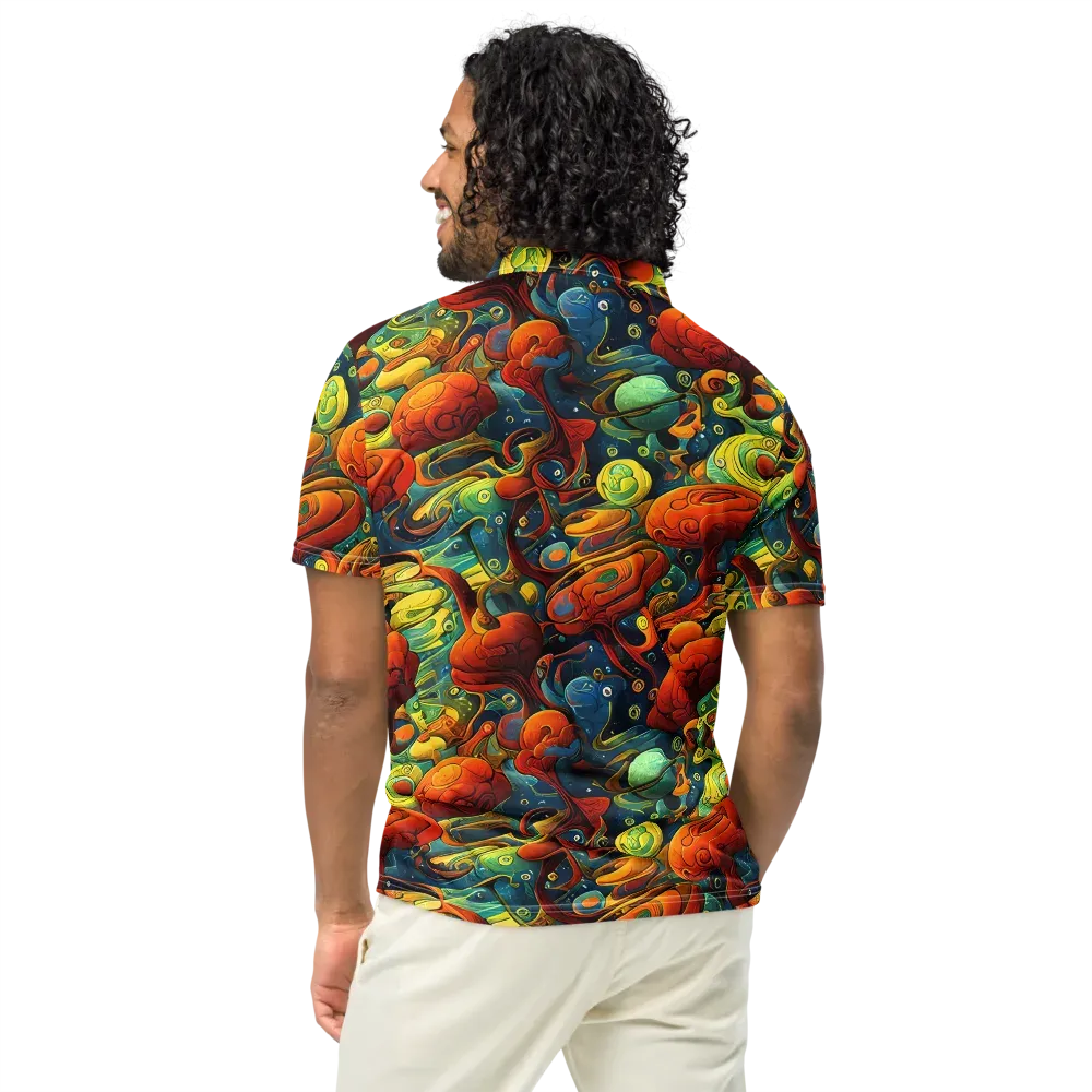 Duncanson Dream on Men's Slim Fit Polo Shirt — Back