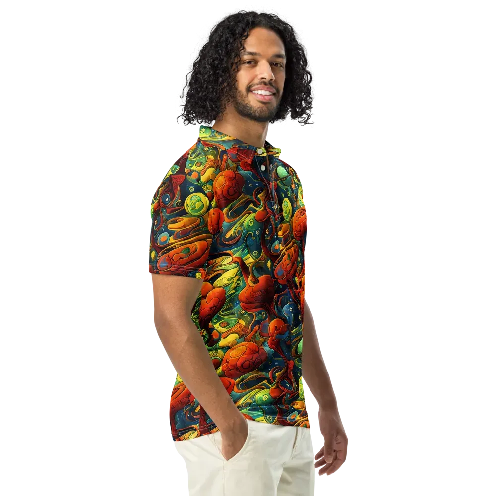 Duncanson Dream on Men's Slim Fit Polo Shirt — Right Front