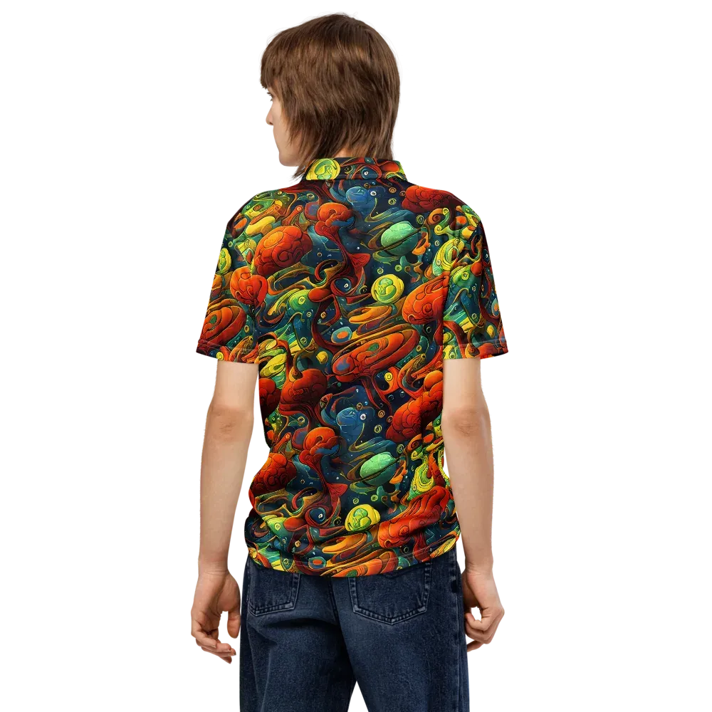Duncanson Dream on Men's Slim Fit Polo Shirt — Back