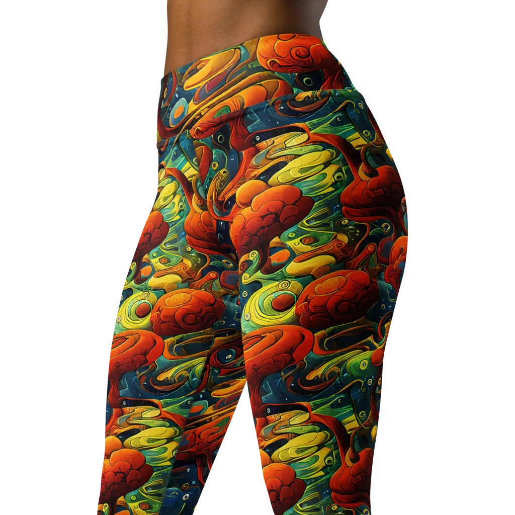 Duncanson Dream on Yoga Leggings — Left Front