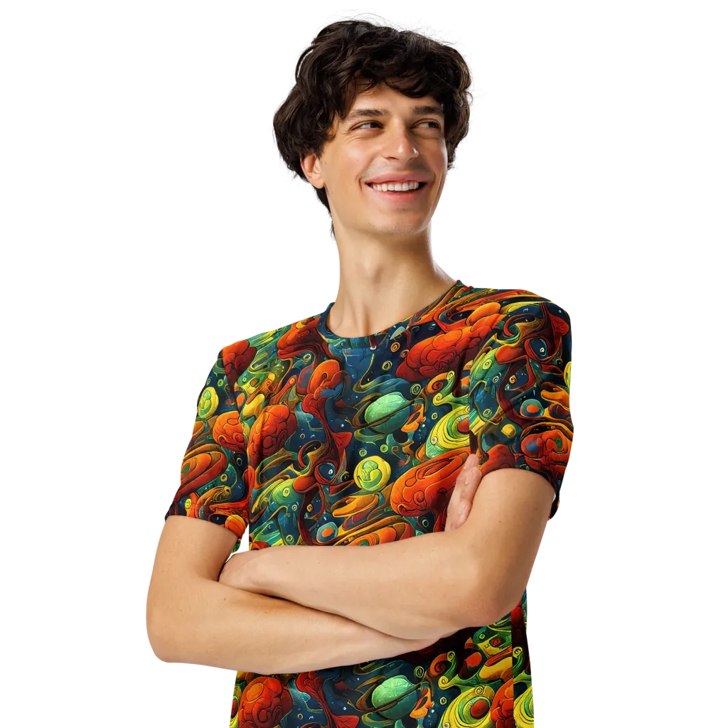Duncanson Dream on Men's Crew Neck T-Shirt — Left Front