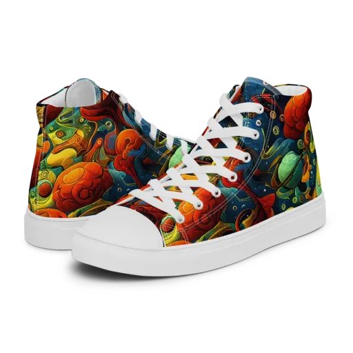 Duncanson Dream on a Men's High Top Canvas Shoes