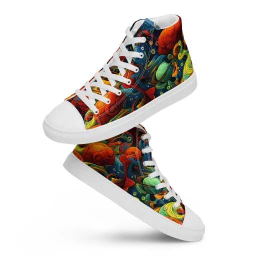 Duncanson Dream on a Women's High Top Canvas Shoes