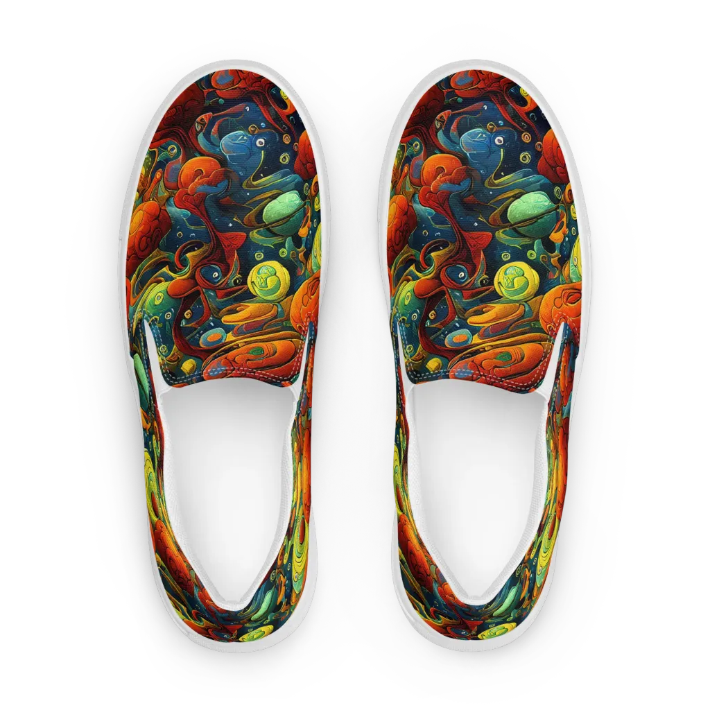 Duncanson Dream on Men's Slip-On Canvas Shoes — Front