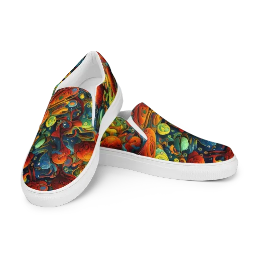 Duncanson Dream on a Men's Slip-On Canvas Shoes