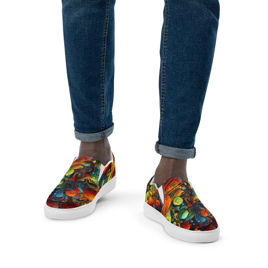 Duncanson Dream on Men's Slip-On Canvas Shoes — Front