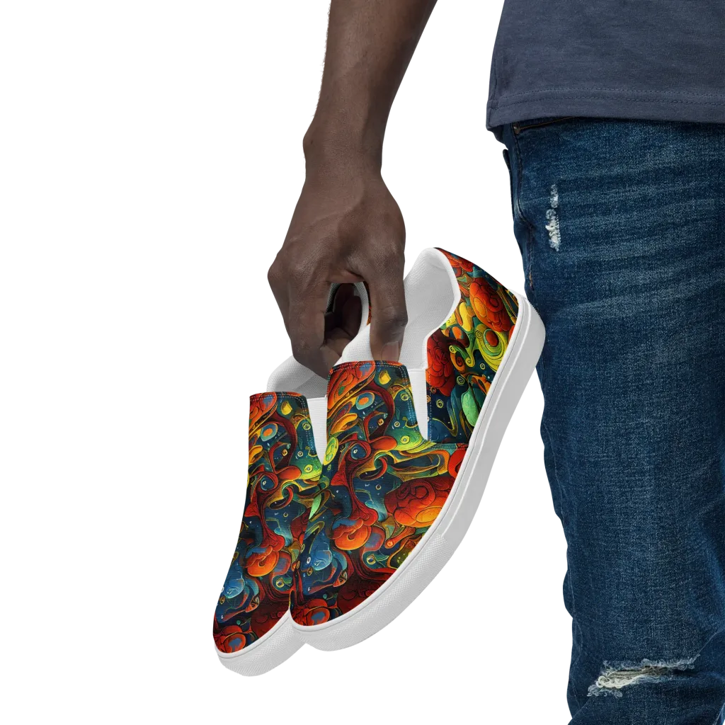 Duncanson Dream on Men's Slip-On Canvas Shoes — Left Front