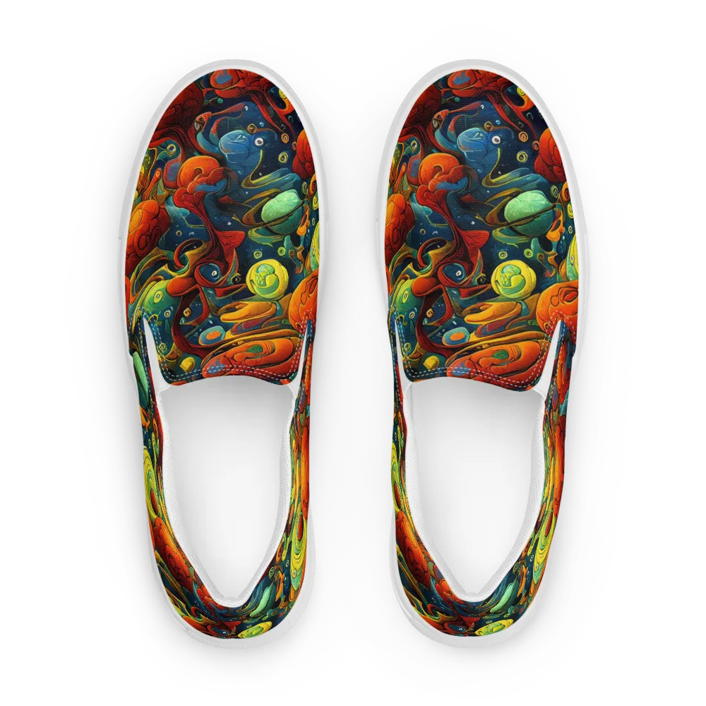 Duncanson Dream on Women's Slip-On Canvas Shoes — Front