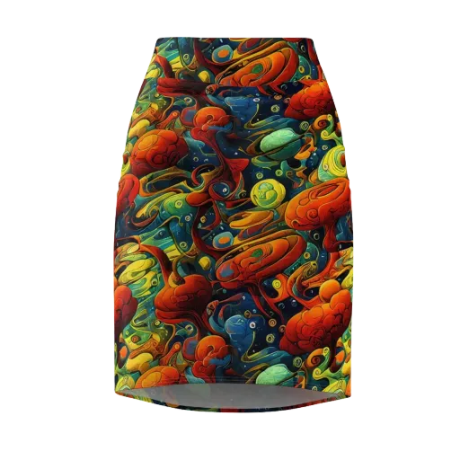 Duncanson Dream on a Pencil Skirt