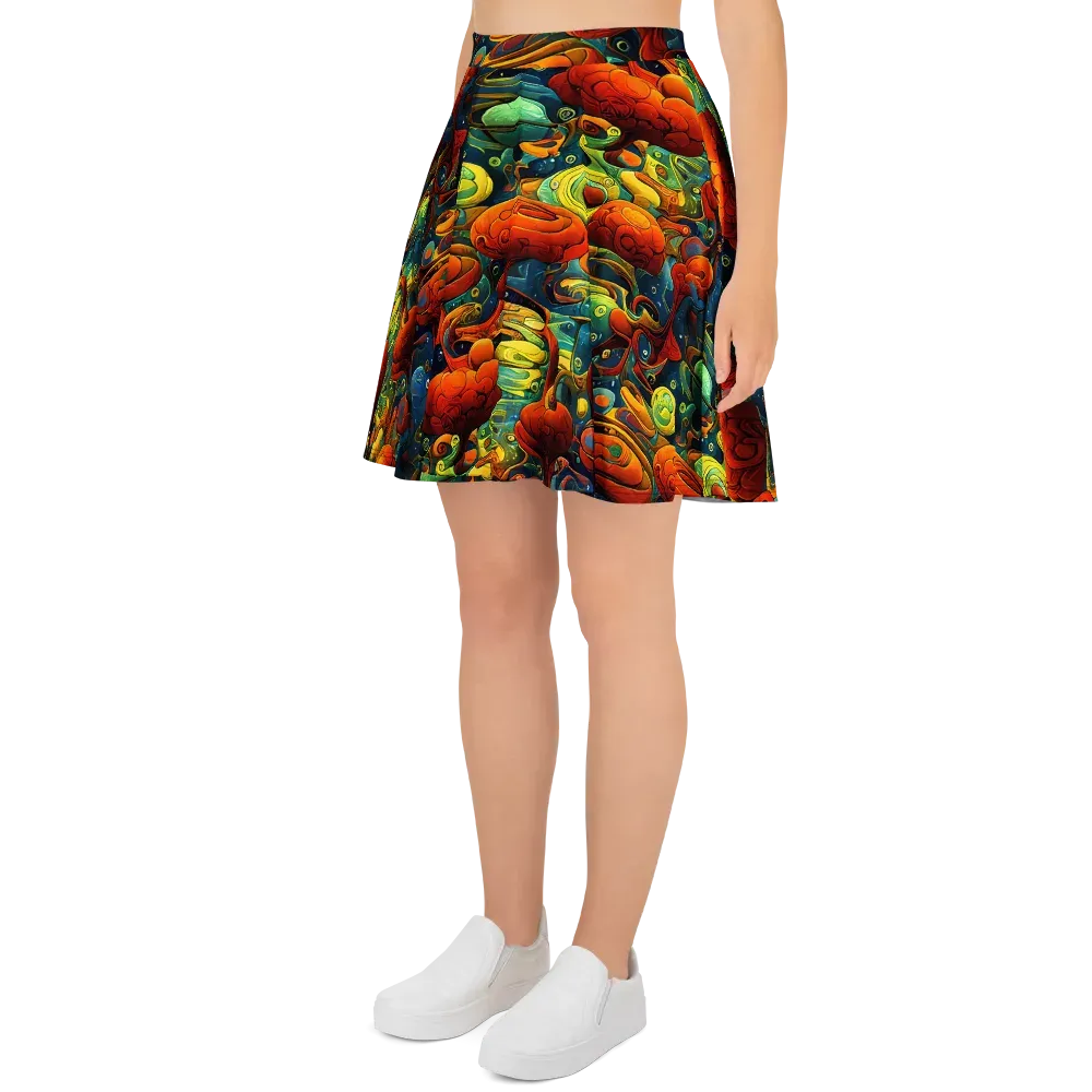Duncanson Dream on Skater Skirt — Left