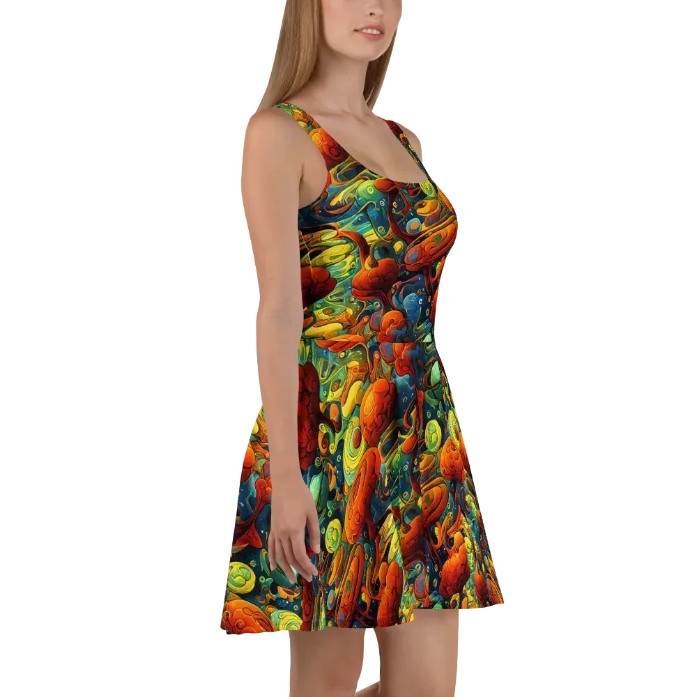 Duncanson Dream on Skater Dress — Right