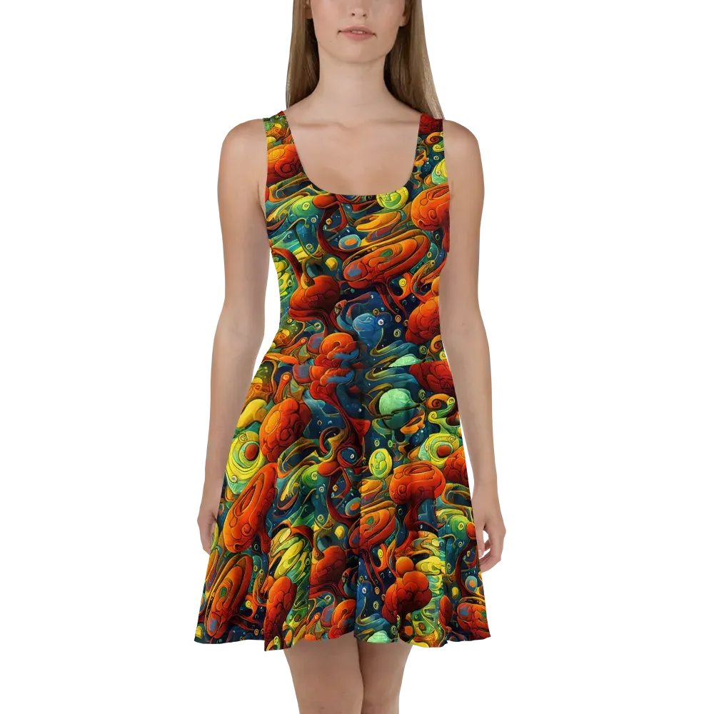 Duncanson Dream on Skater Dress — Front