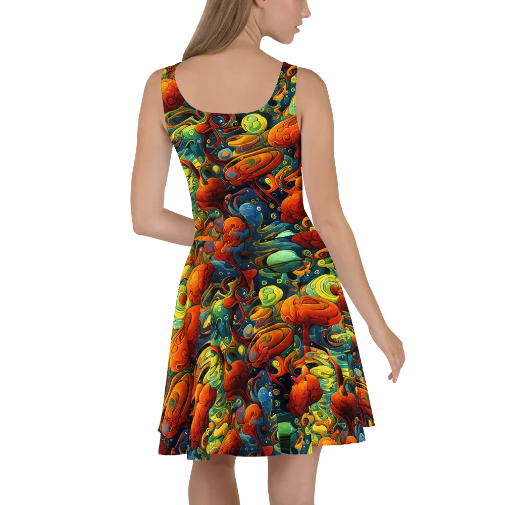 Duncanson Dream on Skater Dress — Back