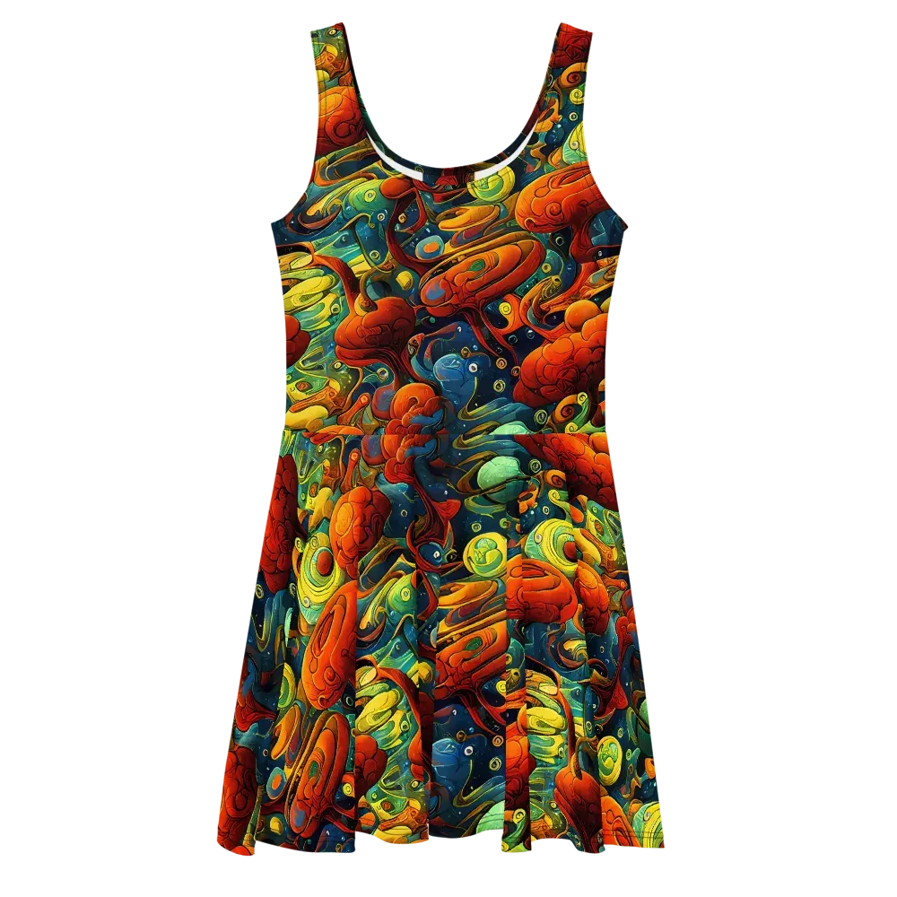 Duncanson Dream on Skater Dress — Front