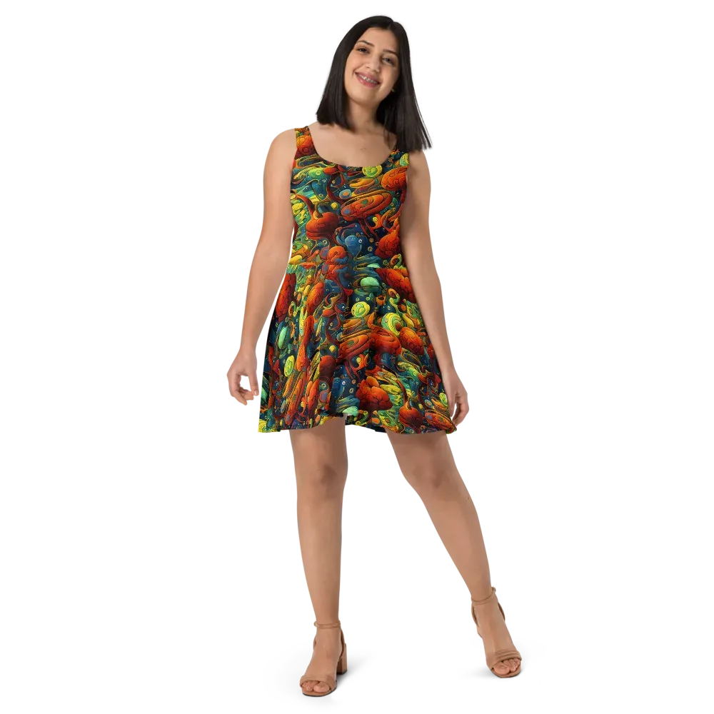Duncanson Dream on Skater Dress — Front