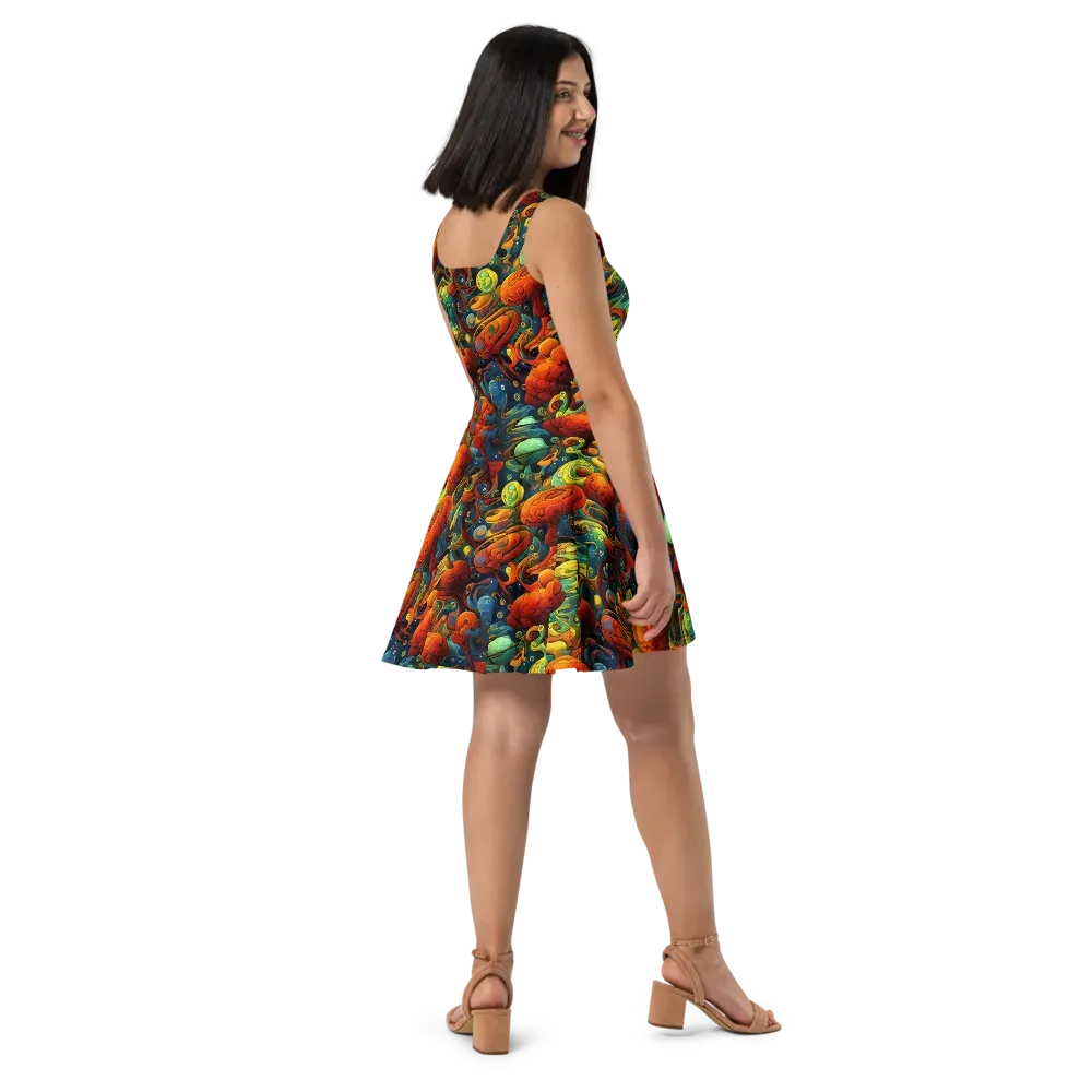 Duncanson Dream on Skater Dress — Right