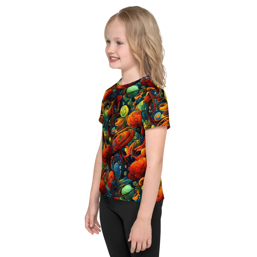 Duncanson Dream on Kids Crew Neck T-Shirt — Left
