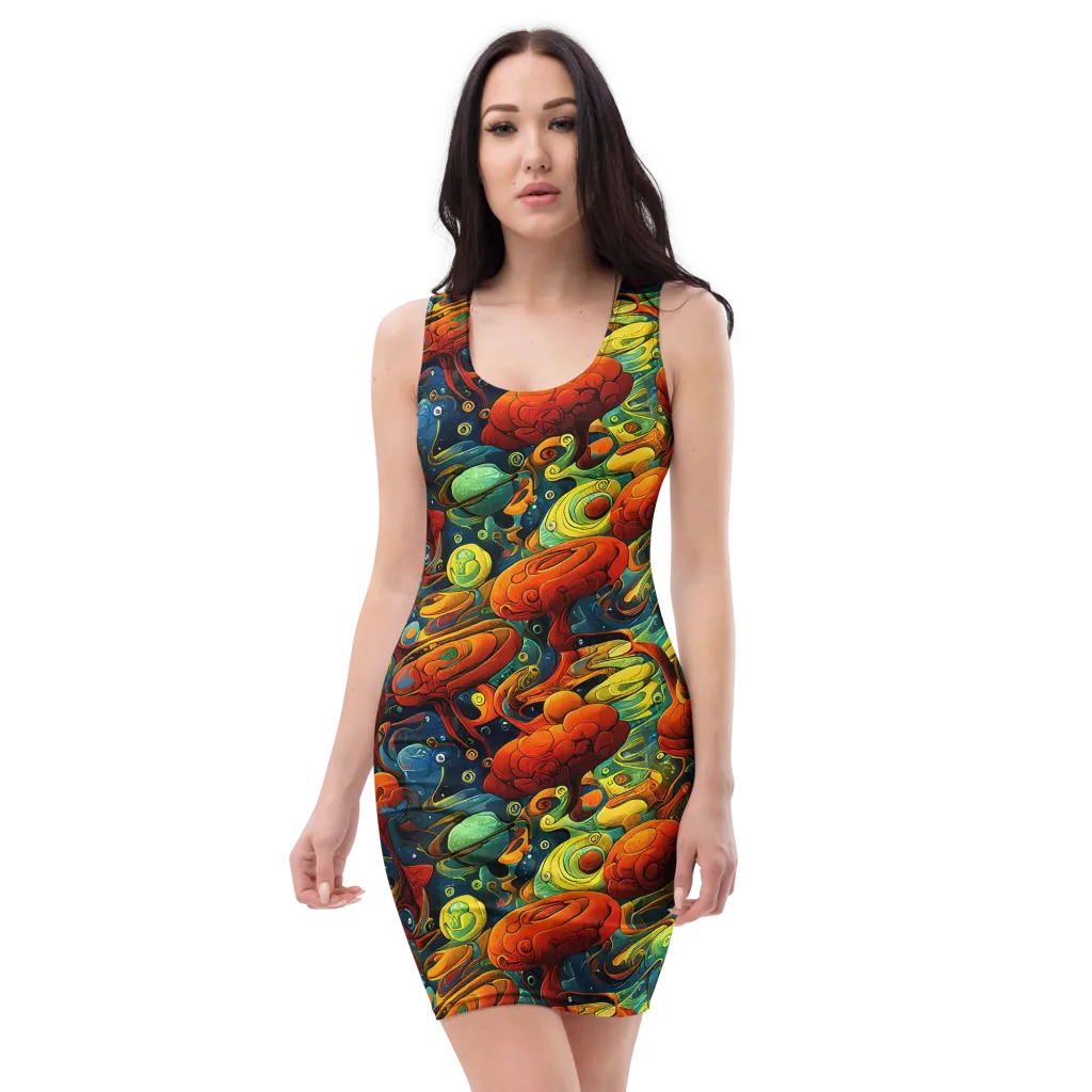 Duncanson Dream on Bodycon Dress — Front