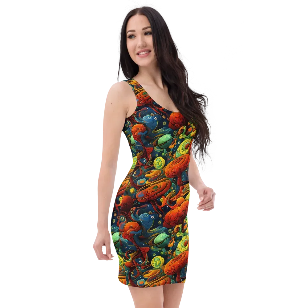 Duncanson Dream on Bodycon Dress — Right Front