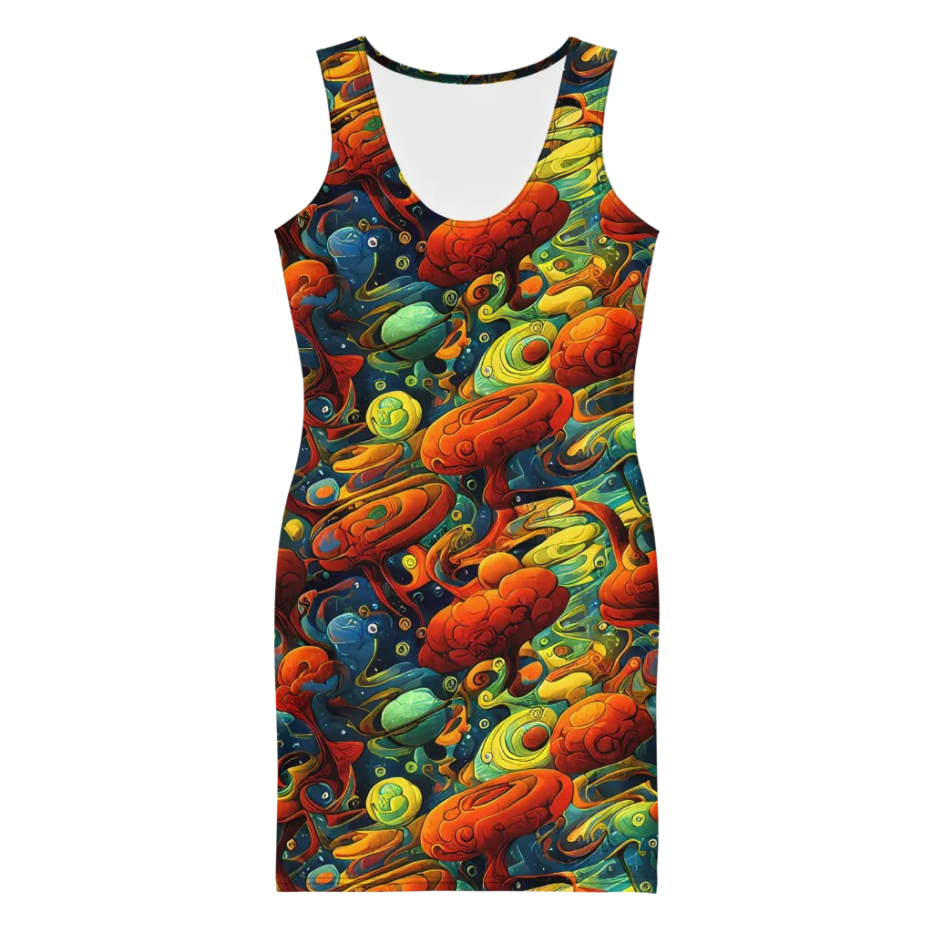 Duncanson Dream on Bodycon Dress — Front