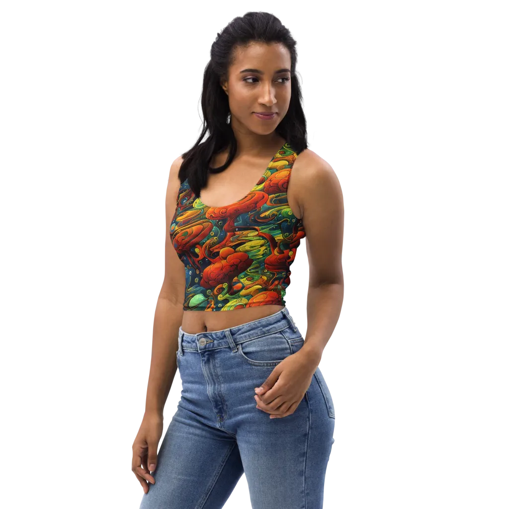 Duncanson Dream on Crop Top — Left Front