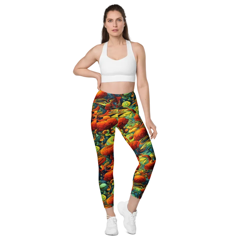 Duncanson Dream on Leggings with Pockets — Front