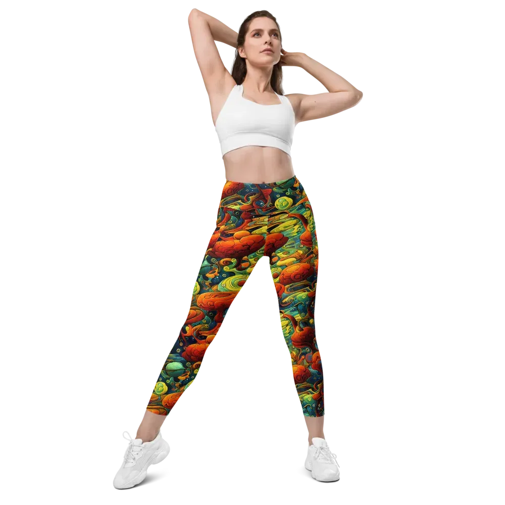 Duncanson Dream on Leggings with Pockets — Front