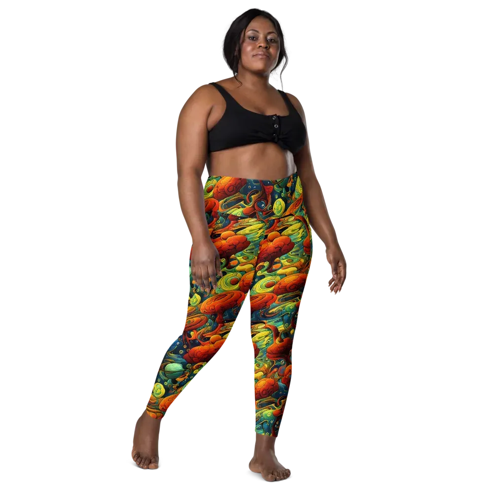 Duncanson Dream on Leggings with Pockets — Front