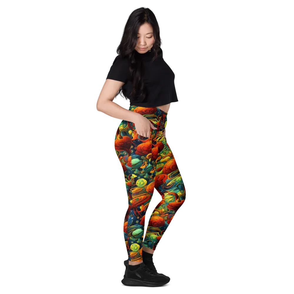 Duncanson Dream on Leggings with Pockets — Right