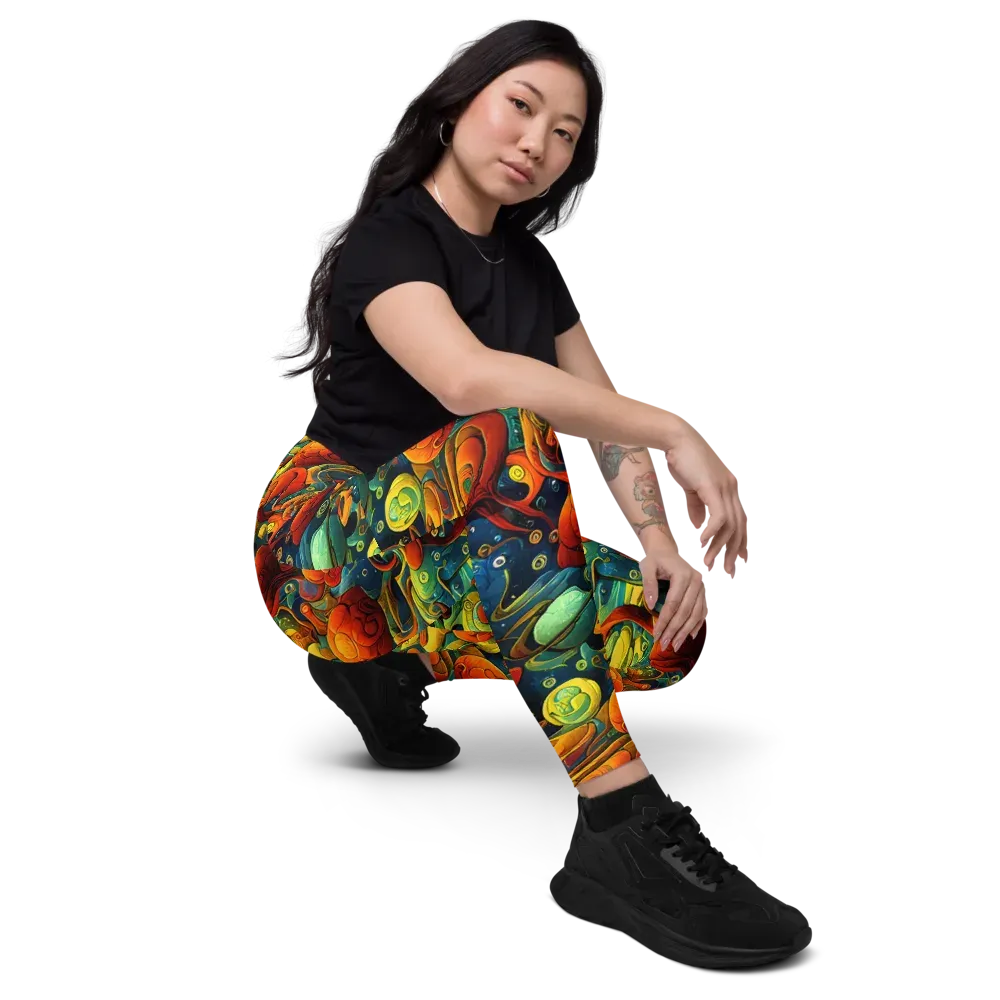 Duncanson Dream on Leggings with Pockets — Right Front