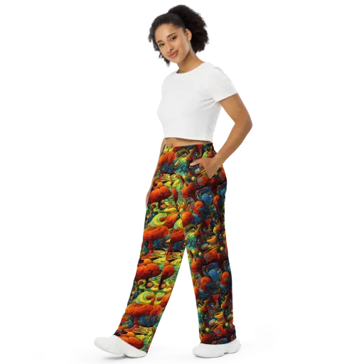 Duncanson Dream on a Wide-Leg Pants